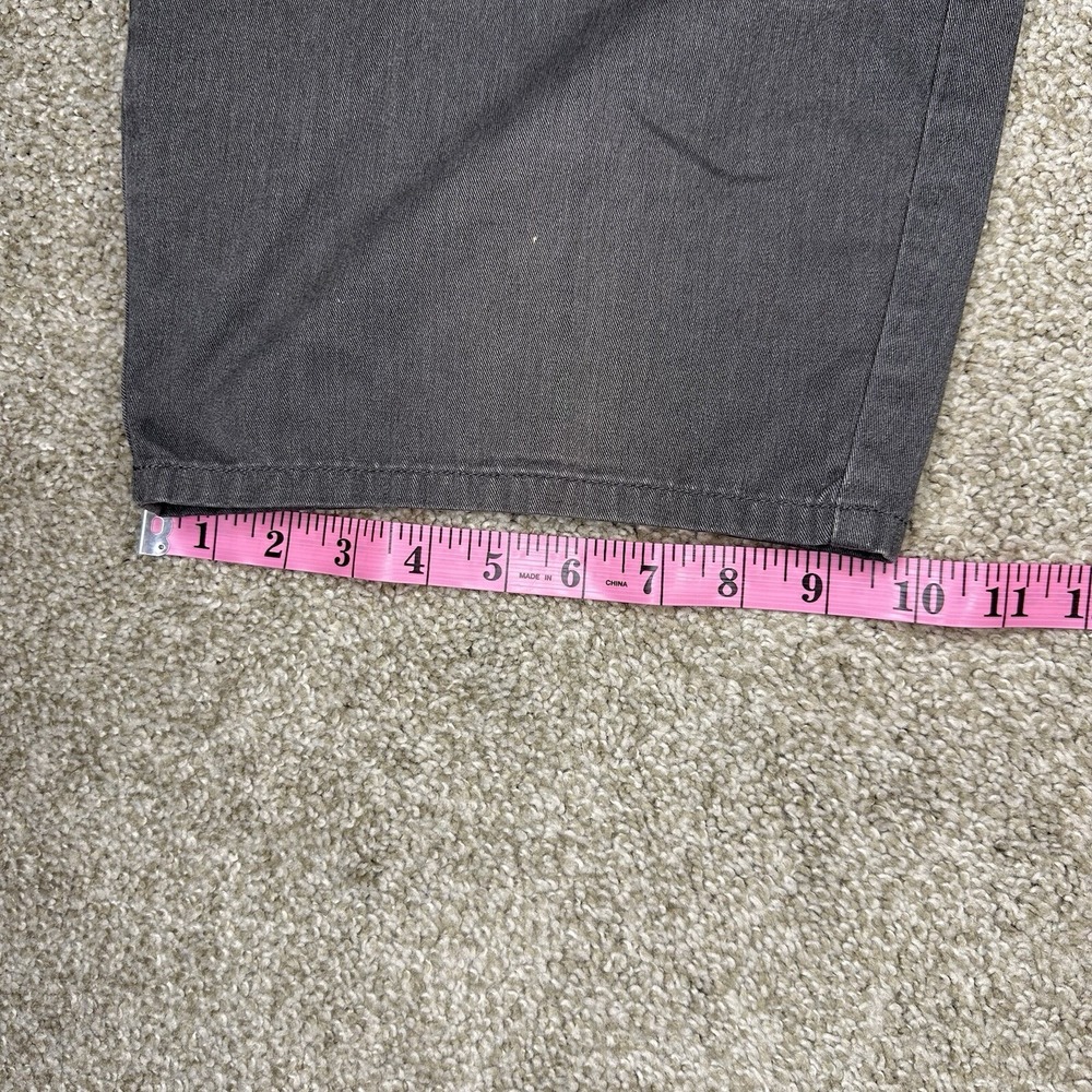 Volcom Chino Shorts Men's Size 34 Charcoal Gray Y2k Skate Surf - Picture 10 of 10
